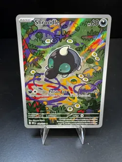 Pokemon Mega Evolution Shroodle Illustration Rare Full Art Card 149/132 NM - Image 1