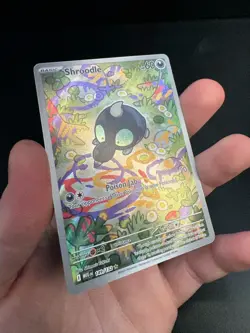 Pokemon Mega Evolution Shroodle Illustration Rare Full Art Card 149/132 NM - Image 5