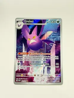 Crobat 093/086 Full Art Pokemon ME04: Chaos Rising English Near Mint #52 - Image 1