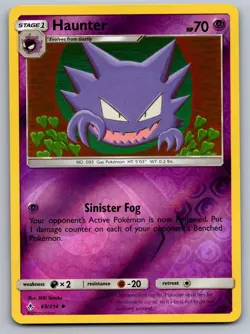 Haunter 69/214 Uncommon Unbroken Bonds Pokemon Reverse Holo Near Mint - Image 1