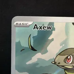 Axew 145/086 SV: Black Bolt Illustration Rare Full Art Holo Pokemon MM - Image 2