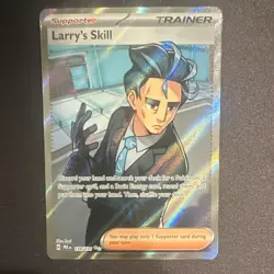 Pokemon Larry's Skill 139/131 Full Art Holo Special Illustration Rare - Image 1