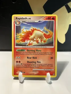 Rapidash 22/100 - Pokemon TCG Stormfront- Regular NonHolo Rare - MP - Image 1