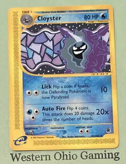 Pokemon TCG Cloyster #42 Rare CCG Expedition - Image 1