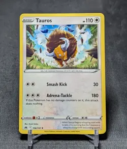 Tauros Regular Rare Colorless 2023 Crown Zenith Pokemon TCG Card 106/159 - Image 1