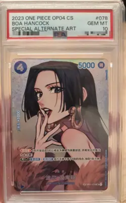 Boa Hancock (OP01-078) Kingdoms of Intrigue | PSA 10 | One Piece TCG | SC - Image 1
