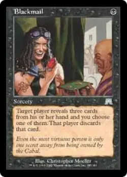 mtg magic blackmail onslaught ENGLISH FRENCH chantage carnage 4 available - Image 1