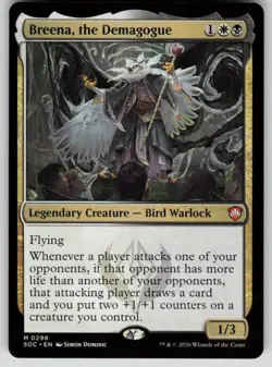 Breena, the Demagogue Mythic Commander: Secrets of Strixhaven 298 MTG NM 2026 - Image 1