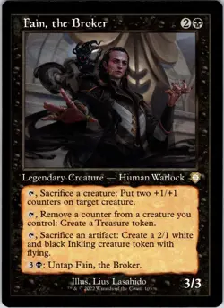 Fain, the Broker (Retro Frame) 105 Commander: The Brothers' War NM - Image 1