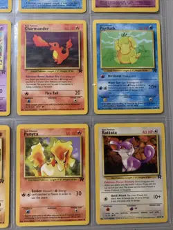 Pokemon TCG Team Rocket Non Holo Rare Binder Page Lot - WOTC VTG 2000 - Image 5