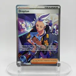 Pokemon Drayton SIR 244/191 Sv08 Surging Sparks Holo NM ENGLISH - Image 1