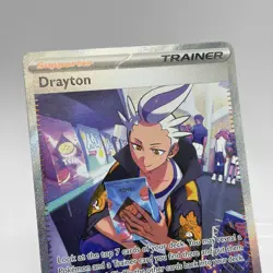Pokemon Drayton SIR 244/191 Sv08 Surging Sparks Holo NM ENGLISH - Image 2