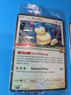 (Sealed) GAMESTOP Hop's Snorlax Stamped Promo Pokemon Card Exclusive NM - Image 4