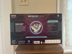 Pokemon TCG Vaporeon VMAX Premium Collection Box Sealed English 6 Packs - Image 2