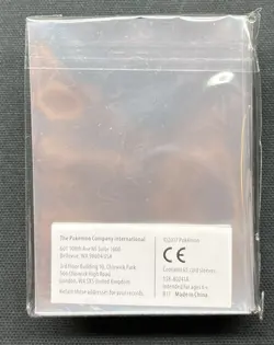 Pokemon Burning Shadows Elite Trainer Box 65 Card Sleeves Protectors New Sealed - Image 2