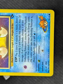 Misty's Psyduck 90/132 - Gym Challenge Unlimited Pokemon TCG NM - Image 5