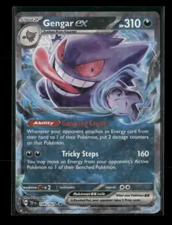 Gengar ex 104/162 Temporal Forces NM/M Pokemon - Image 1