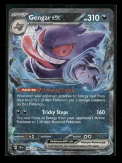 Gengar ex 104/162 Temporal Forces NM/M Pokemon - Image 1
