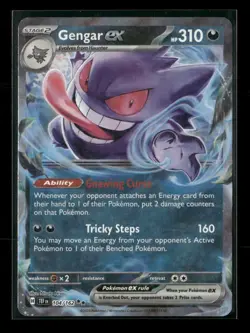 Gengar ex 104/162 Temporal Forces NM/M Pokemon - Image 1