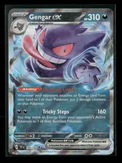 Gengar ex 104/162 Temporal Forces NM/M Pokemon - Image 1