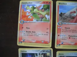 Pokemon Card Lot Ex Ruby Sapphire 10 Card E-Reader Blaziken Rare - Image 2