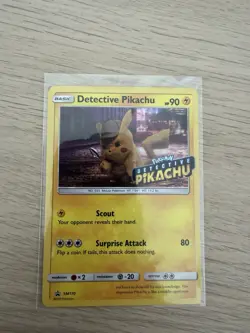 Pokemon TCG Detective Pikachu SM170 Promo Card Near Mint Condition - Image 1