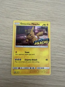 Pokemon TCG Detective Pikachu SM170 Promo Card Near Mint Condition - Image 3
