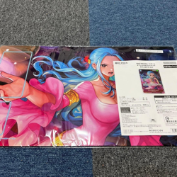 ONE PIECE Card Game Official Playmat Nefertari Vivi w/ Promo Card Limited Japan - Image 1