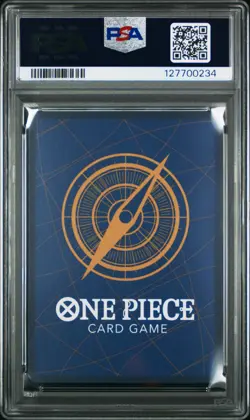 2023 ONE PIECE OP02-PARAMOUNT WAR ALTERNATE ART #041 MONKEY D. LUFFY PSA 10 - Image 2