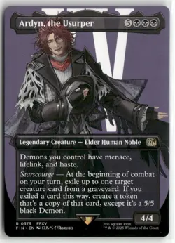 Ardyn, the Usurper 0379 Borderless - FINAL FANTASY MTG NM - Image 1