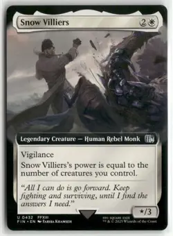 Snow Villiers Extended Art - FINAL FANTASY MTG NM - Image 1