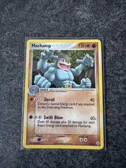 Pokemon TCG Card - Machamp - Holo - Legends Maker 9/92, Light Play. - Image 1