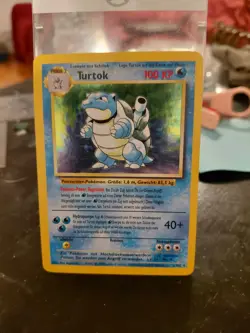 GERMAN Blastoise 2/102 Base Set 1999 Holo Rare WOTC Pokemon Card TCG Turtok - Image 1