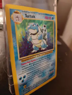 GERMAN Blastoise 2/102 Base Set 1999 Holo Rare WOTC Pokemon Card TCG Turtok - Image 3