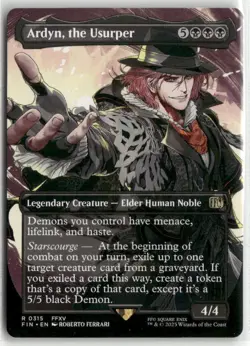 Ardyn, the Usurper 0315 Borderless - FINAL FANTASY MTG NM - Image 1
