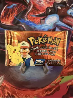 Pokemon Topps Trading Cards TV Animation Edition: Series 1 (1 Sealed Pack) - Image 1