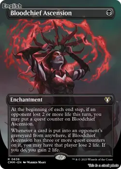 Bloodchief Ascension (Borderless) EN [CMM - 636] - NM TCG MTG - Image 1