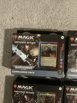Magic the Gathering MtG Warhammer 40,000 40k Commander Decks Set of 4 Sealed New - Image 2