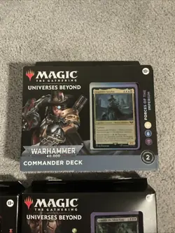 Magic the Gathering MtG Warhammer 40,000 40k Commander Decks Set of 4 Sealed New - Image 4