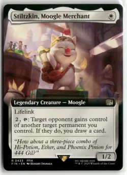 Stiltzkin, Moogle Merchant Extended Art - FINAL FANTASY MTG NM - Image 1