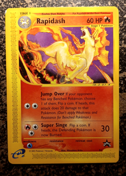 Pokemon TCG Rapidash - WOTC Black Star Promo 51 - 2002 Vintage Card - Image 1
