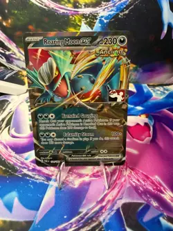 ROARING MOON EX 124/182 PRIZE PACK SERIES CARDS Double Rare Pokemon - Image 1
