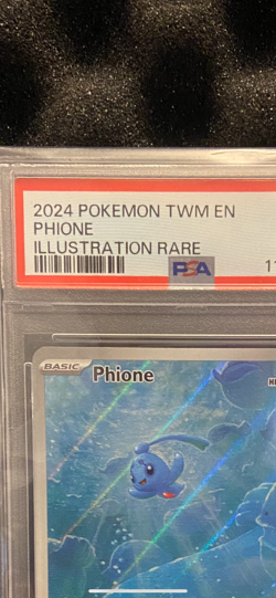 Pokemon twighlight masquerade Phione Illustration rare psa 10 - Image 3