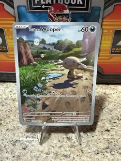 Paldean Wooper 102/094 Illustration Rare English Phantasmal Flames Pokemon - Image 1