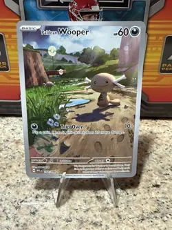 Paldean Wooper 102/094 Illustration Rare English Phantasmal Flames Pokemon - Image 2
