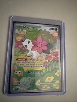 Pokemon Shaymin 185/182 Sv10: Destined Rivals Holo (NM) - Image 1