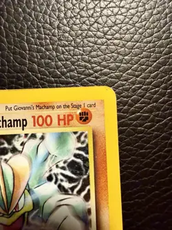 Pokemon TCG Giovanni's Machamp 6/132 Gym Challenge Holo Rare 2000 English - Image 3