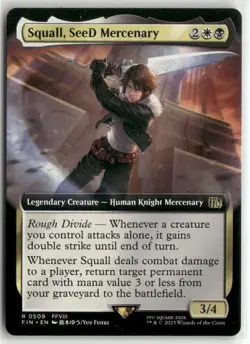 Squall, SeeD Mercenary Extended Art - FINAL FANTASY MTG NM - Image 1