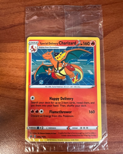 Pokemon Special Delivery Charizard SWSH075 Black Star Promo Sealed - Image 1