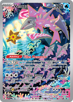 VELUZA 192/182 ILLUSTRATION RARE PARADOX RIFT POKEMON HOLO LP SHIBUZOH. - Image 4